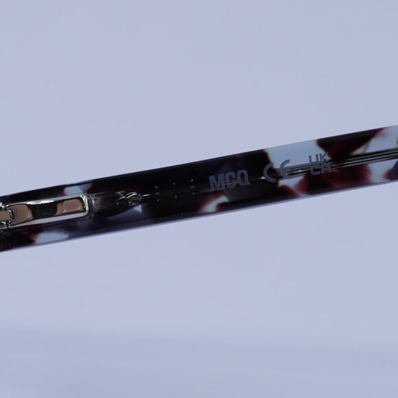 McQ by Alexander McQueen MQ0348O 004 Eyeglasses Havana 50mm Aviator Frame - Picture 4 of 8